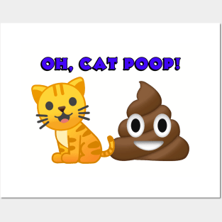 Cat Poop Posters and Art